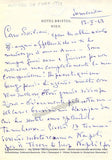 De Fabritiis, Oliviero - Autograph Letter Signed 1963