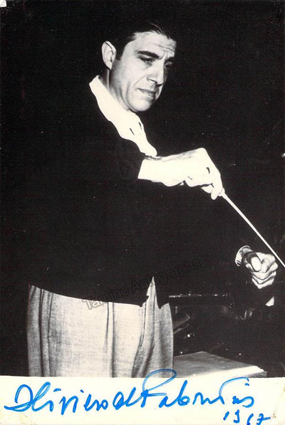 De Fabritiis, Oliviero - Signed Photo Conducting 1967
