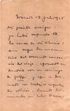 De Falla, Manuel - Autograph Letter Signed 1925 "Bewitched Love"