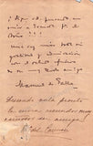 De Falla, Manuel - Autograph Letter Signed 1925 "Bewitched Love"