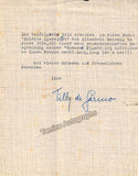 De Garmo, Tilly - Typed Letter Signed