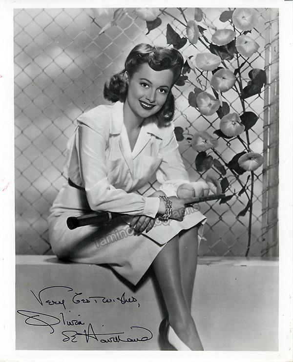 De Havilland, Olivia - Signed Photo