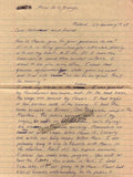 De La Grange, Anna - Autograph Letter Signed 1865