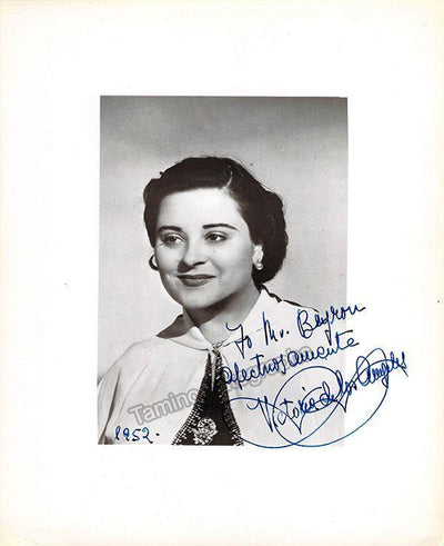 De Los Angeles, Victoria - Signed Photograph