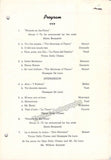 De Luca, Giuseppe - Signed Program Washington 1947