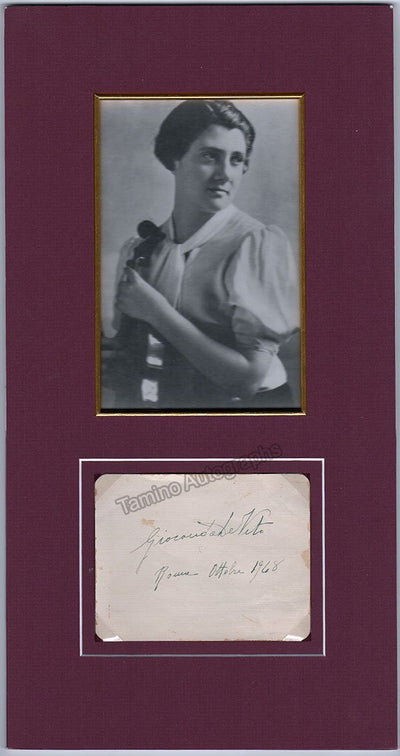De Vito, Gioconda - Signed Album Page 1968
