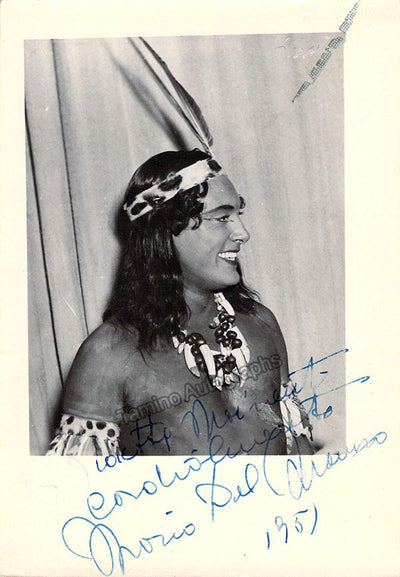 DEL MONACO, Mario (Various Autographs)