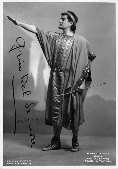 DEL SIGNORE, Gino (Various Autographs)