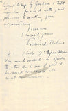 Delius, Frederick - Autograph Letter Signed 1919