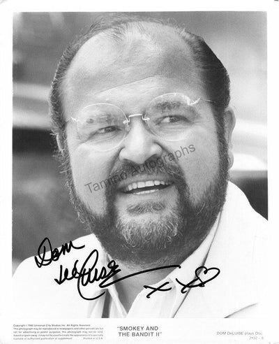DeLuise, Dom - Signed Photograph in "Smokey and the Bandit"