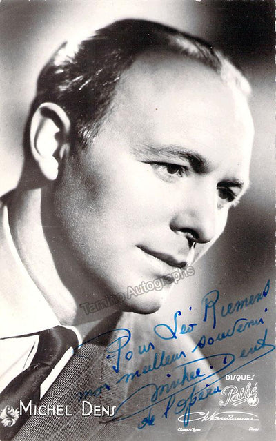 DENS, Michel (Various Autographs)