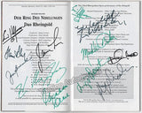 Der Ring des Nibelungen - 4 Metropolitan Opera Programs with Multiple Signatures 2000
