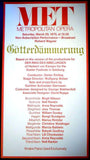 Der Ring des Nibelungen at the Met Opera 1975 - Set of 4 Posters!