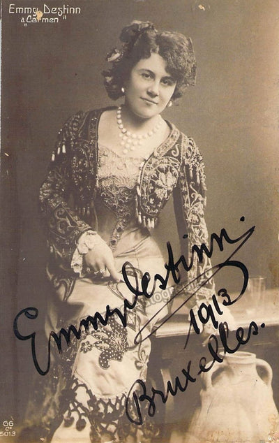 Destinn, Emmy - Signed Photo in Carmen