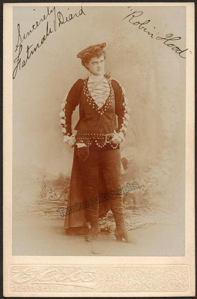 Diard, Fatmah - Signed Cabinet Photo in Robin Hood