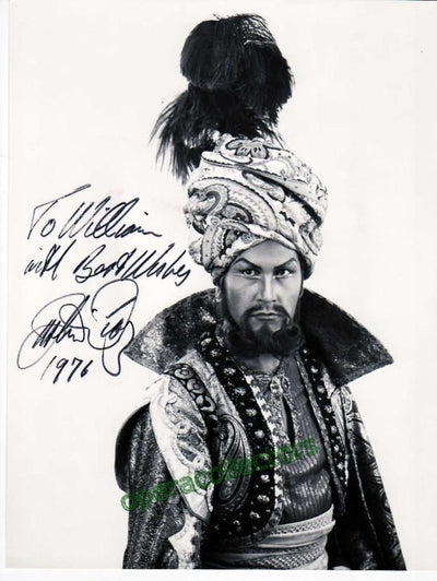 Diaz, Justino - Signed Photo as Maometto