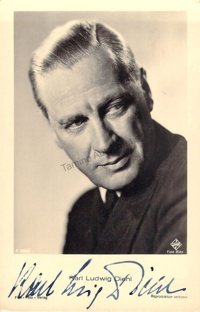 Diehl, Karl Ludwig - Signed Photograph