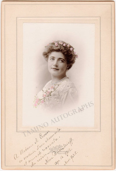 Dimitrieff, Nina - Signed Photo 1912