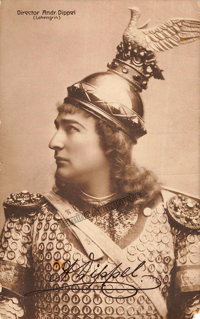 Dippel, Andreas - Signed Photo in Lohengrin