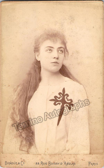 Domenech, Consuelo - Large Cabinet Photo in La Favorita