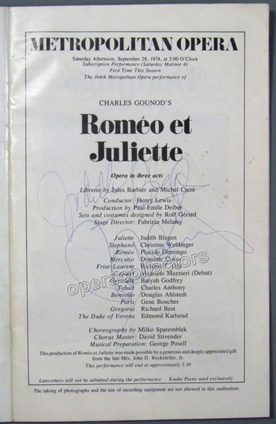 DOMINGO, Placido - BLEGEN, Judith