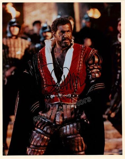 Domingo, Placido - Signed Photo in the Movie "Otello"