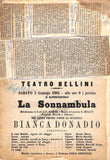 Donadio, Bianca - Lot of Playbills and Program Clips 1883-1884