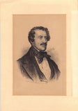 Donizetti, Gaetano - Autograph Music Quote 1845 and Print