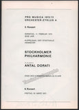 Dorati, Antal - Signed Program Nuremberg 1973