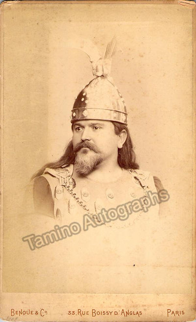 Duc, Valentin - Large Cabinet Photo as Sigurd