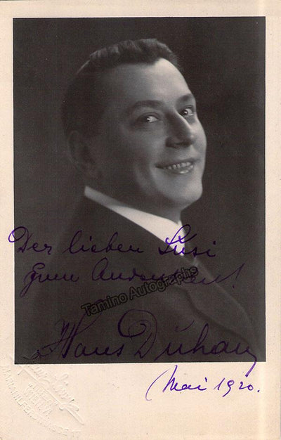 DUHAN, Hans (Various Autographs)