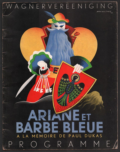 Dukas, Paul - Ariane et Barbe Bleue Program 1935 Performance in his Honor