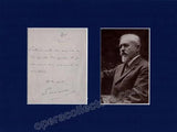 Dukas, Paul - Autograph Note Signed and Photo