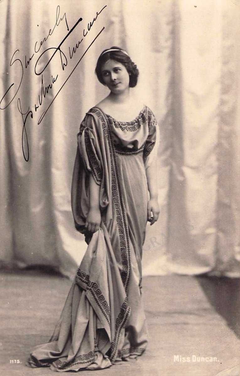 Duncan, Isadora - Signed Photograph in Costume