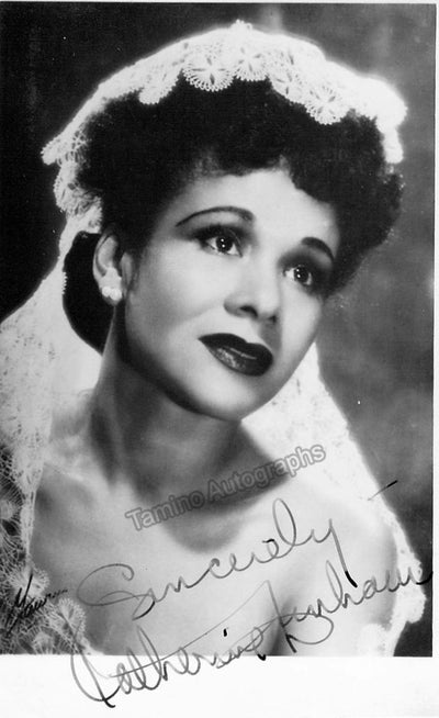 Dunham, Katherine - Signed Photo