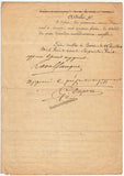 Duprez, Gilbert-Louis - Signed Contract