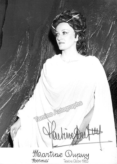 DUPUY, Martine (Various Autographs)