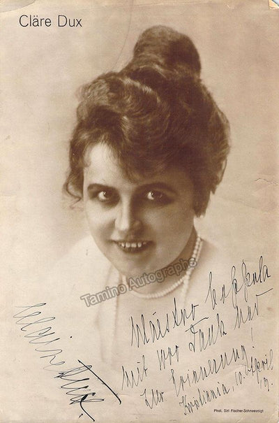 Dux, Claire - Signed Photograph