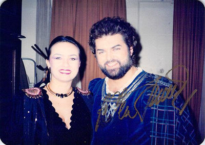 In Lucia Backstage with Marta Dvorsky