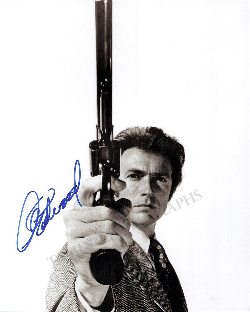 Eastwood, Clint - Signed Photo in "Dirty Harry"