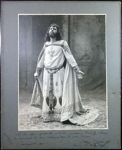 Egenieff, Franz - Extra Large Signed Photo in Lohengrin