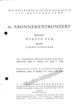 Egk, Werner - Lot of 5 Programs as Conductor 1948-1971