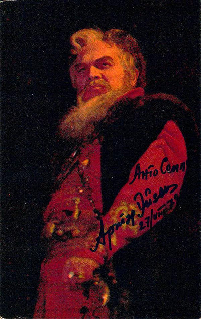 Eizen, Artur - Signed Photo in Khovanschina