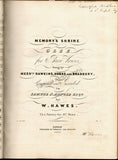 English Composers - Bound Collection of Signed Scores 1840s