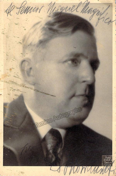 Erhardt, Otto - Signed Photo