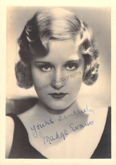 Evans, Magde - Signed Photograph