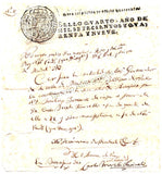 Farinelli, Carlo Broschi - Signed Document 1749
