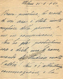 Farneti, Maria - Two Autograph Letters Signed 1920-21