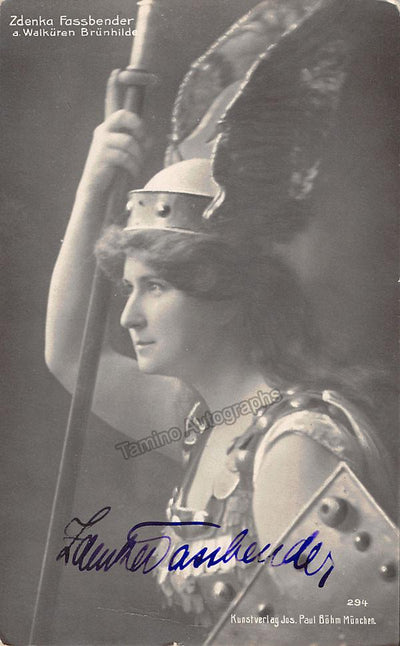 FASSBAENDER, Zdenka