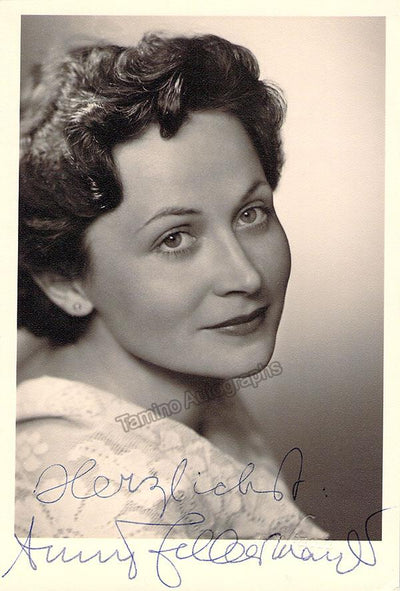 FELBERMAYER, Anny (Various Autographs)